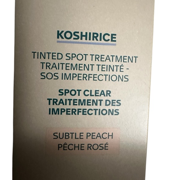 Waso Shiseido KOSHIRICE subtle peach Tinted Acne spot Treatment new sealed 8ml - Picture 4 of 6